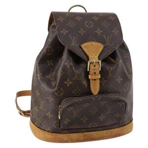 LOUIS VUITTON Monogram Montsouris MM Backpack M51136 LV Auth BA6279